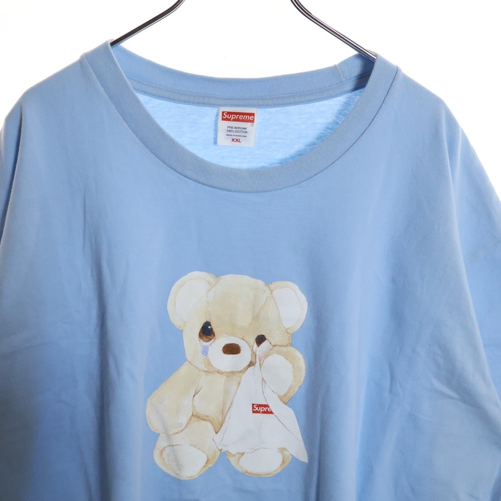 SUPREME(シュプリーム) 25SS Bear Tee ベアープリント クルーネック半袖Tシャツ カットソー ブルー