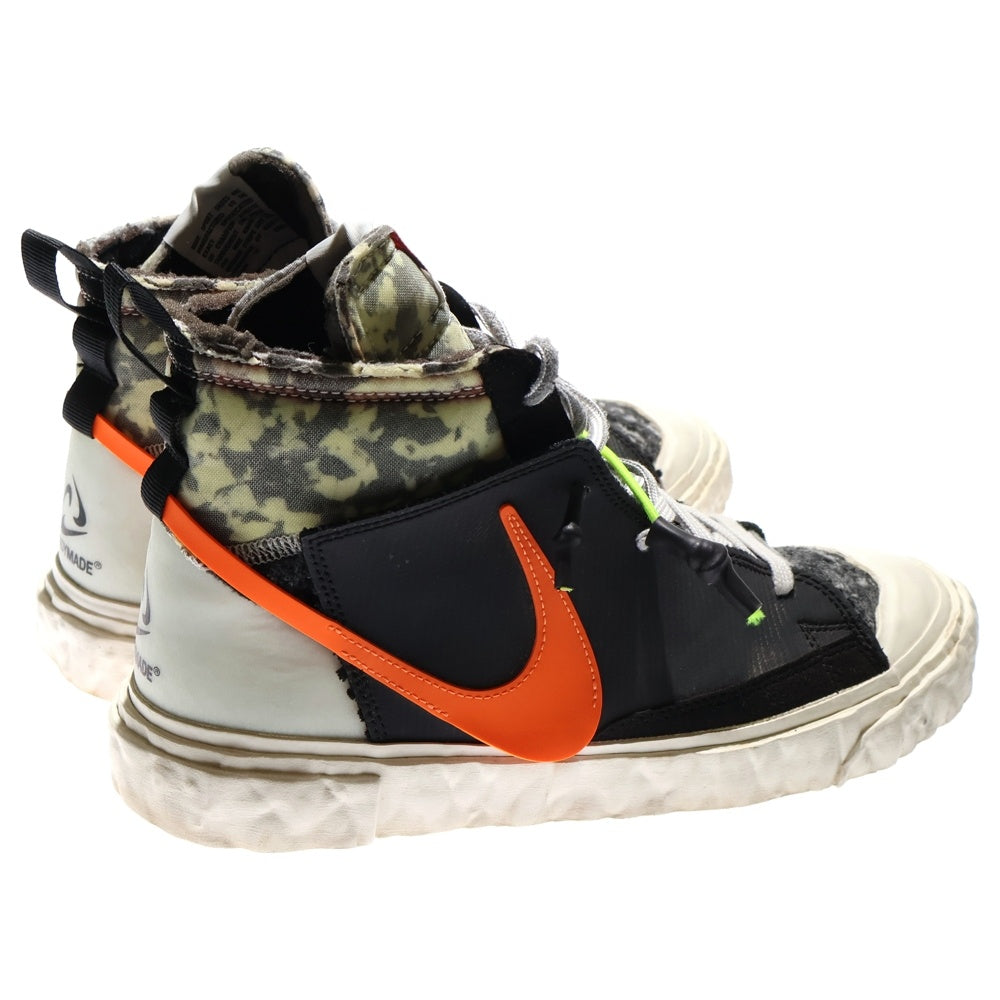 NIKE(ナイキ) ×READYMADE BLAZER MID レディメイド ブレーザー ミッドカットスニーカー ブラック US9/27cm CZ3589-001