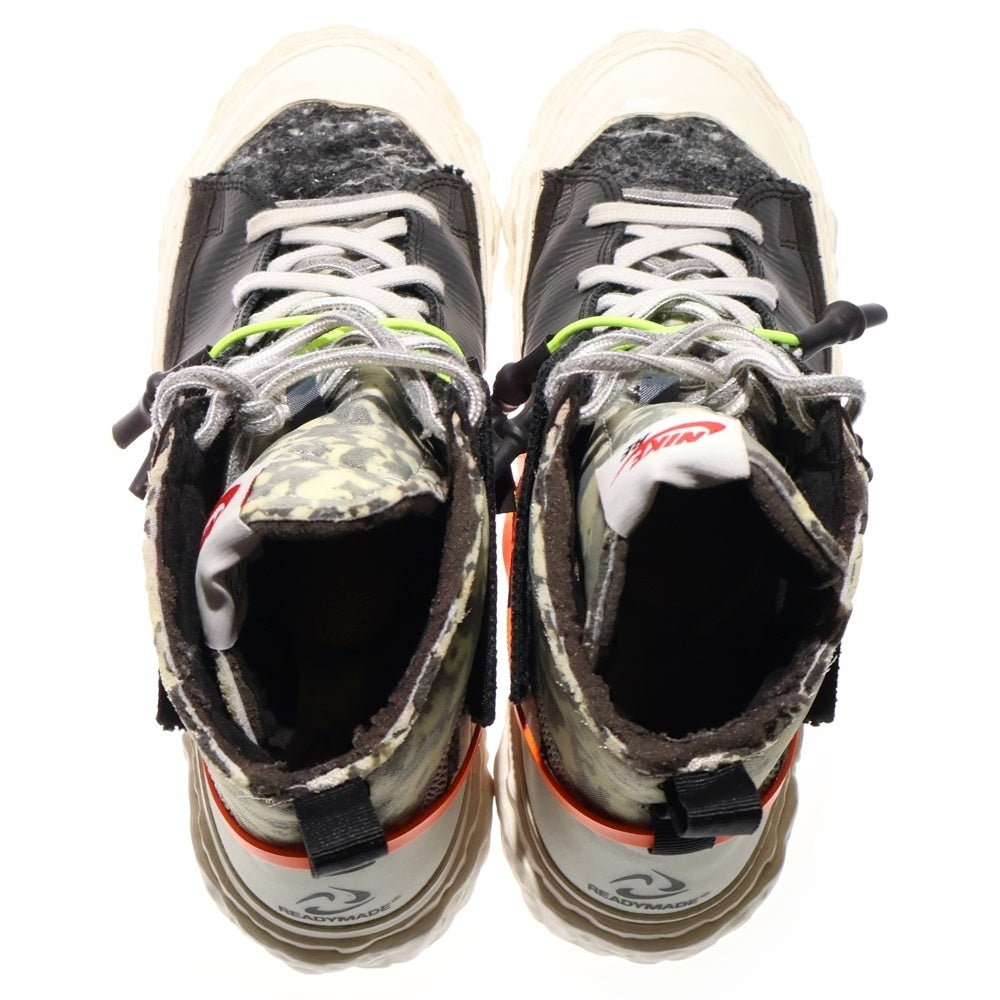 NIKE(ナイキ) ×READYMADE BLAZER MID レディメイド ブレーザー ミッドカットスニーカー ブラック US9/27cm CZ3589-001