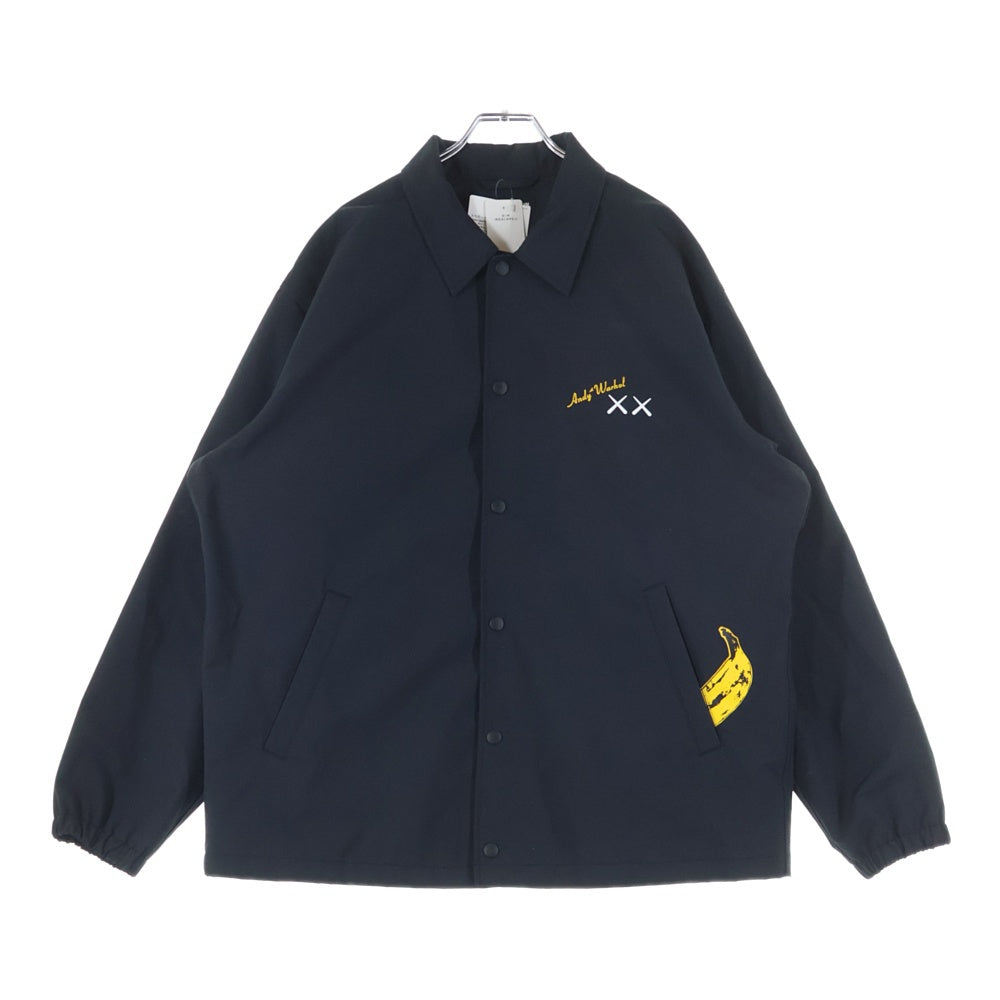 NO BRAND(ノーブランド) UNIQLO × KAWS × Warhol Coach Jacket ユニクロ カウズ ウォーホル コーチジャケット ブラック