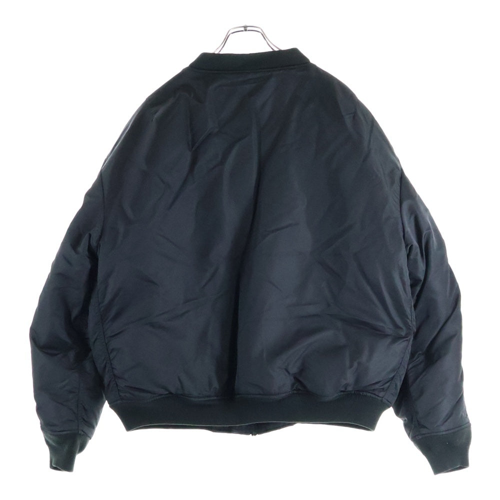 VETEMENTS(ヴェトモン) 18AW ×ALPHA INDUSTRIES MA-1 アルファ オーバーサイズフライトジャケット ブラック MAH19JA204