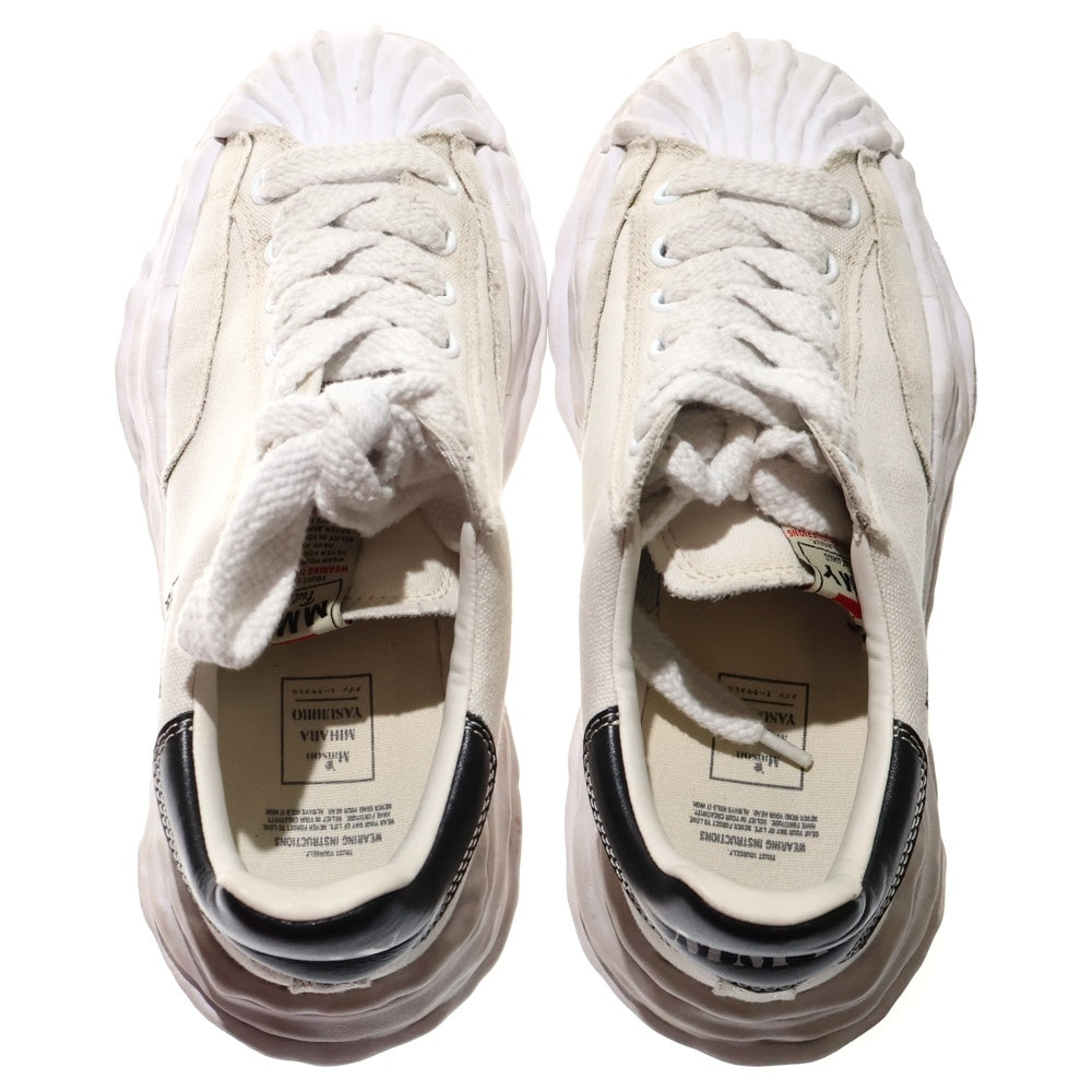 MAISON MIHARAYASUHIRO(メゾンミハラヤスヒロ) BLAKEY OG SOLE CANVAS LOW-TOP SNEAKER ブレイキー OGソール キャンバス ローカットスニーカー ホワイト A08FW735