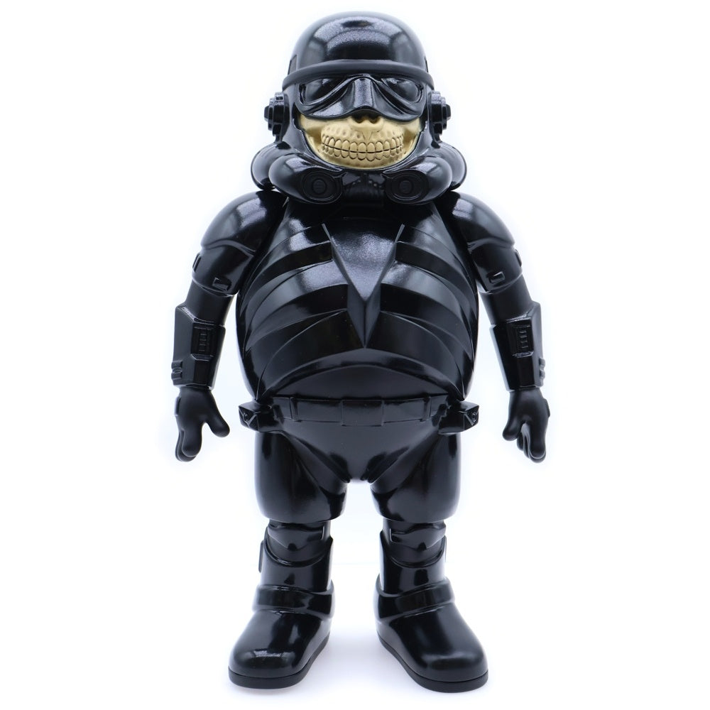 Ron English(ロン・イングリッシュ) ×Made by Monsters Police Grin Black Stormtrooper Bone Grin メイドバイモンスター ポリスグリン ストームトルーパー 世界333個限定 フィギュア