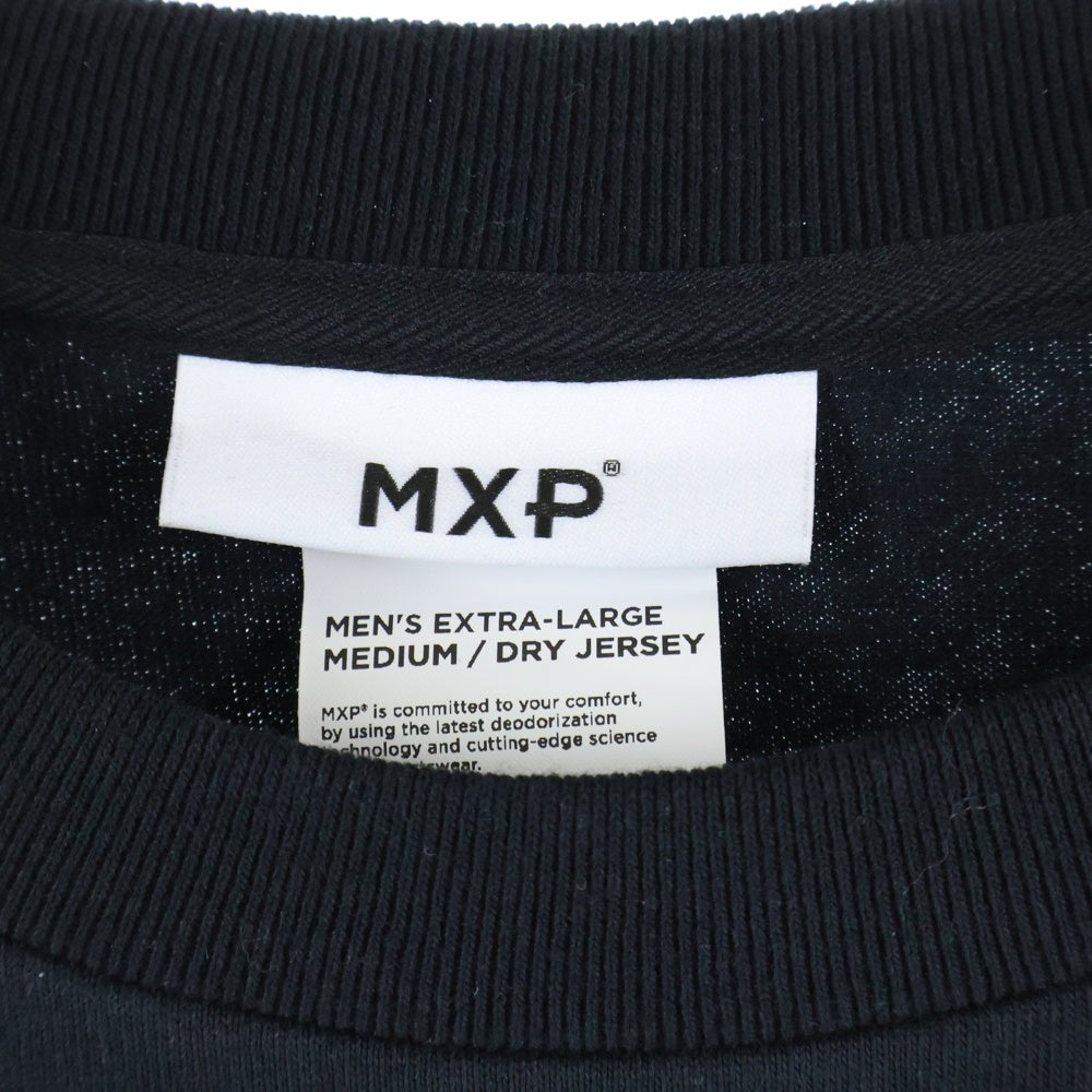 MXP(エムエックスピー) ミディアムドライジャージ 長袖Tシャツ カットソー ブラック MX38303