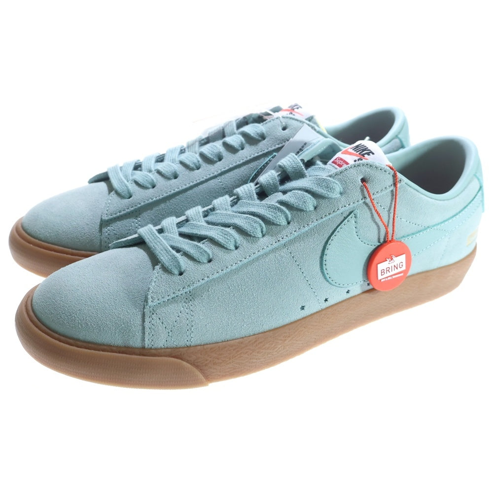 NIKE(ナイキ) × SUPREME BLAZER LOW GT QS Cannon-Gum シュプリーム ブレザー キャノンガム ローカットスニーカー グリーン US9.5/27.5cm 716890-009