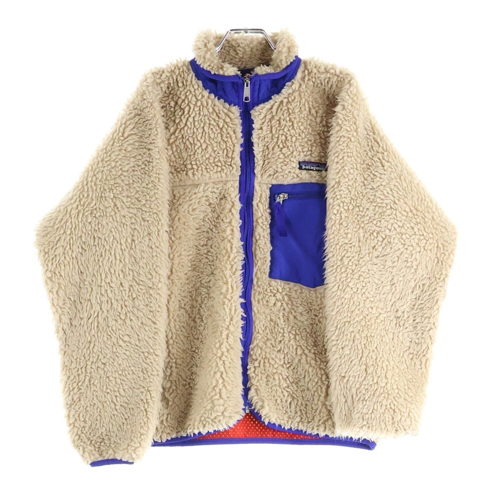 PATAGONIA(パタゴニア) 00s VINTAGE USA製 Classic Retro Cardigan クラシック レトロ カーディガン ジップアップ ボアフリースジャケット ベージュ 23024