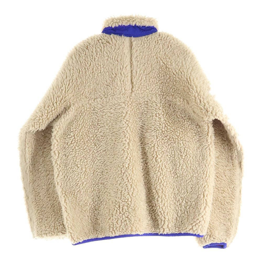 PATAGONIA(パタゴニア) 00s VINTAGE USA製 Classic Retro Cardigan クラシック レトロ カーディガン ジップアップ ボアフリースジャケット ベージュ 23024