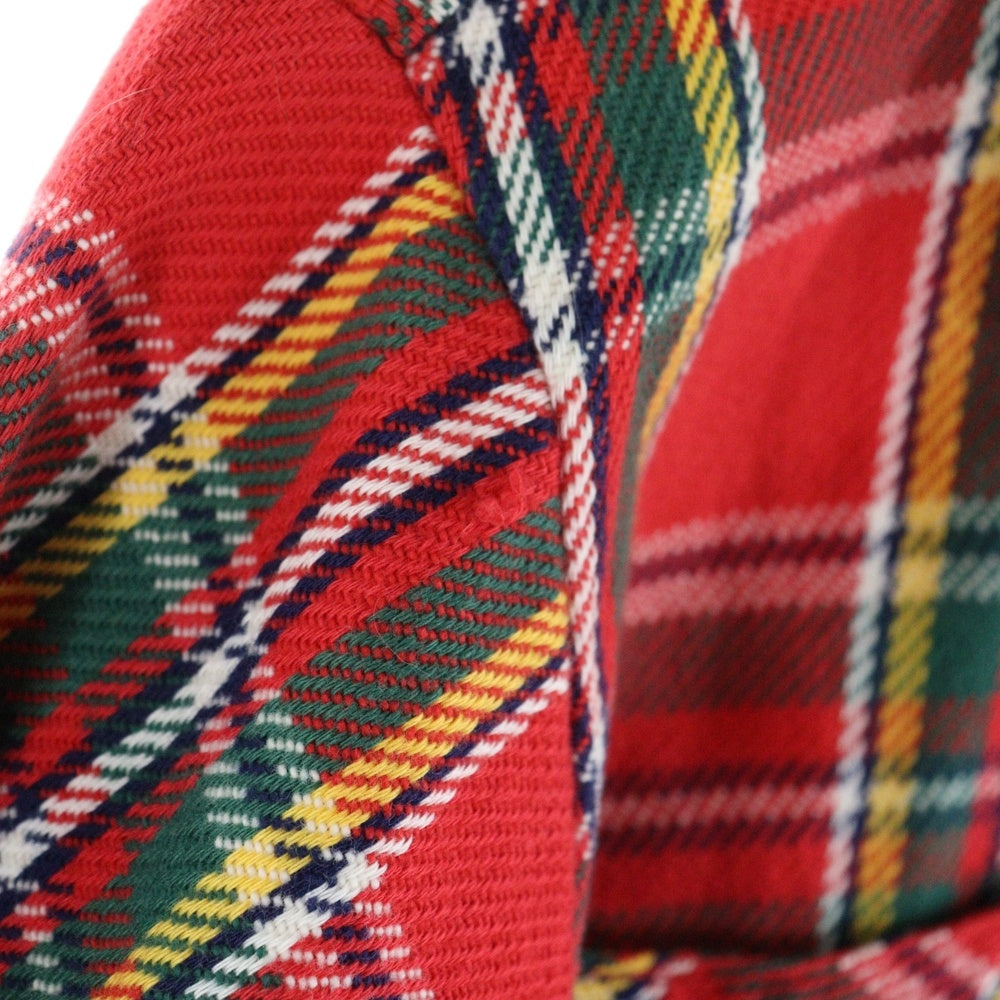 BIGMAC(ビッグマック) 80s FLANNEL SHIRTS チェック柄 フランネル ヘビー ネルシャツ レッド