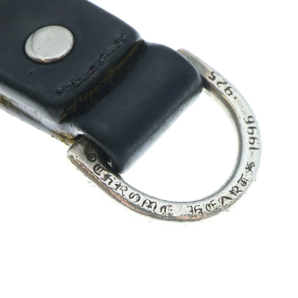 CHROME HEARTS(クロムハーツ) BELT LOOP D RING Dリング ハートベルトループ ブラック/シルバー