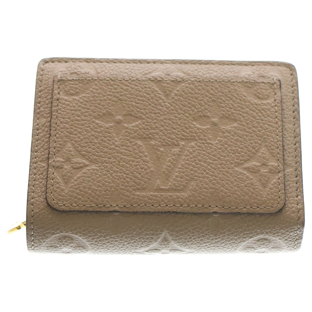 LOUIS VUITTON(ルイヴィトン) モノグラム アンプラント ポルトフォイユ クレア トゥルトレール レザー 二つ折り財布 ベージュ M80152 レディース