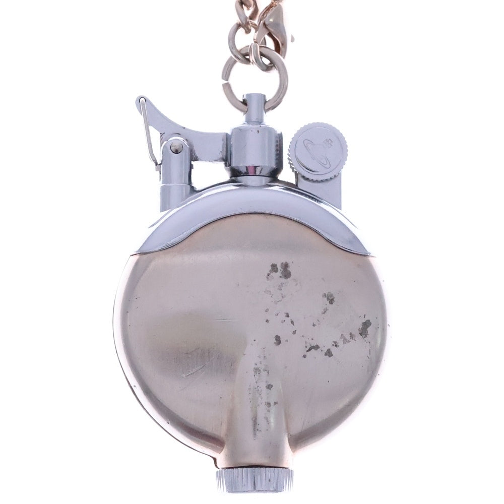 Vivienne Westwood(ヴィヴィアンウエストウッド) METAL ORB CHAIN OIL LIGHTER メタルオーブチェーンオイルライターネックレス シルバー