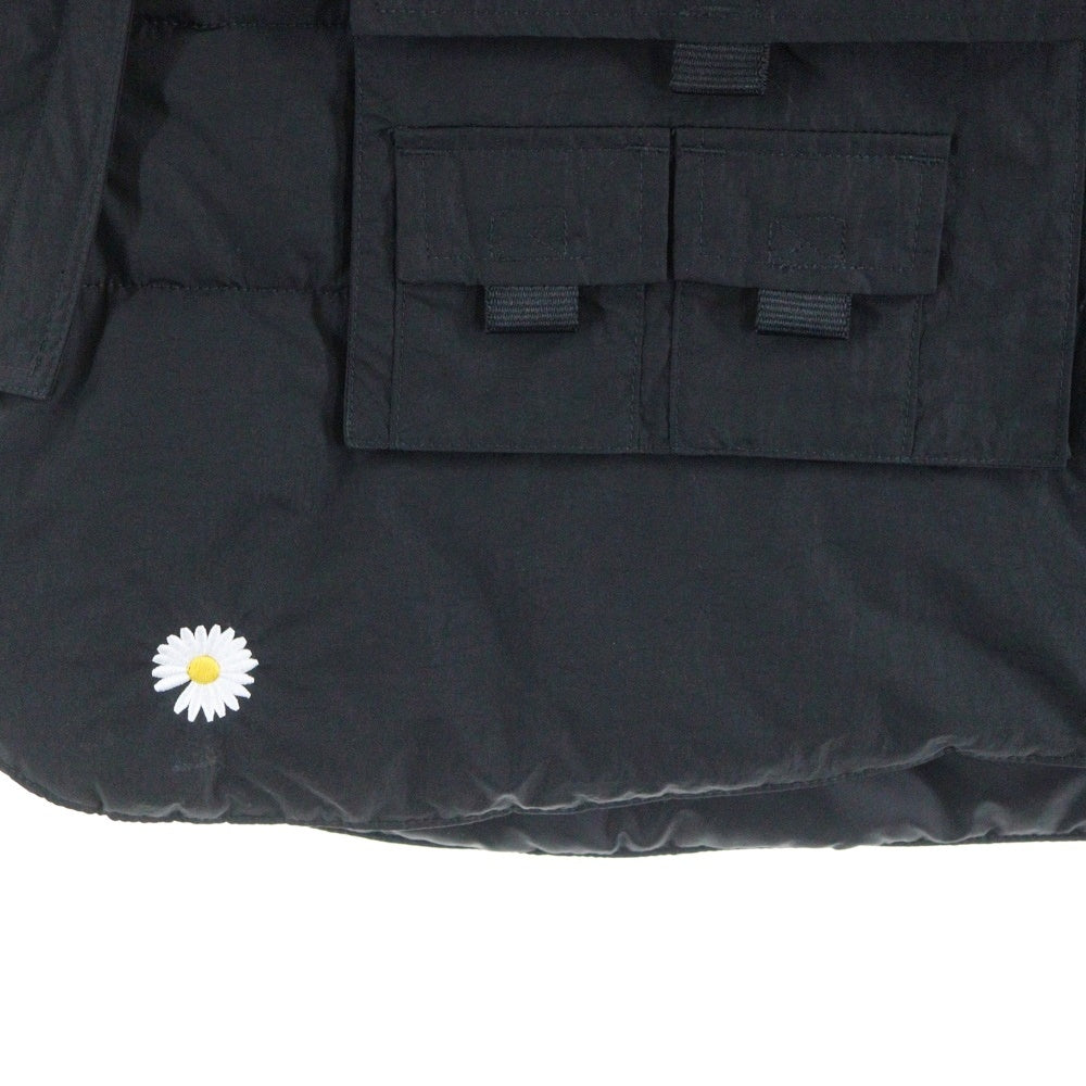 NIKE(ナイキ) 23SS ×PEACEMINUSONE G-Dragon 23SS NRG CF 2+1 ピースマイナスワン 韓国限定 ロゴ刺繍 バックプリント ダウンベスト ブラック DR0099-010