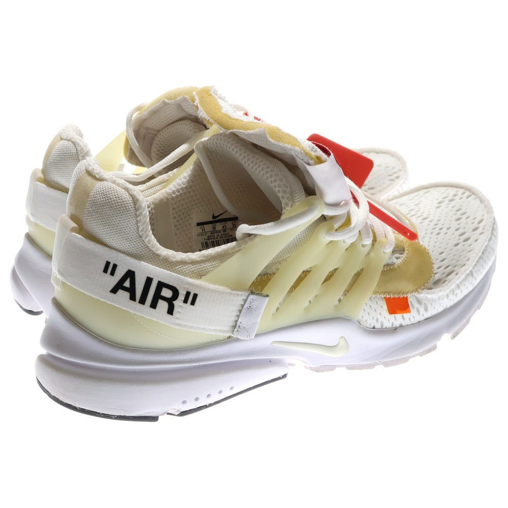 NIKE(ナイキ) ×OFF WHITE THE 10 AIR PRESTO オフホワイト ザテン エアプレスト ローカットスニーカー ホワイト US11/28cm AA3830-100 US11/29cm