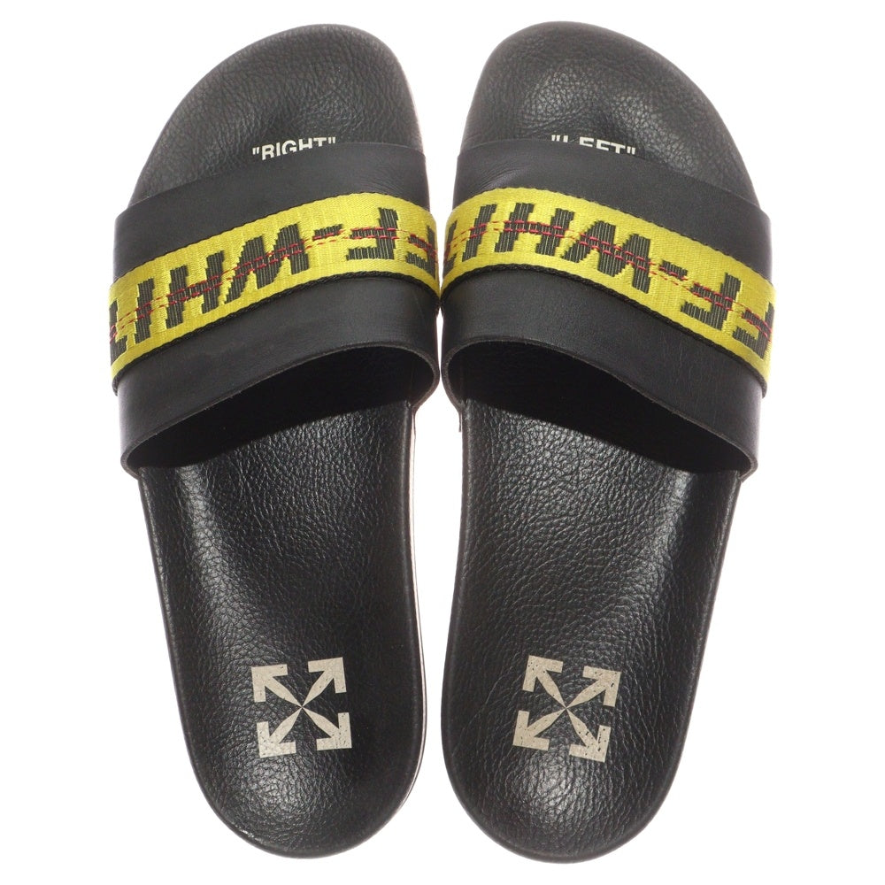 OFF-WHITE(オフホワイト) INDUSTRIAL BELT SLIDER インダストリアルベルトスライダー サンダル ブラック OMIC001SMAT003