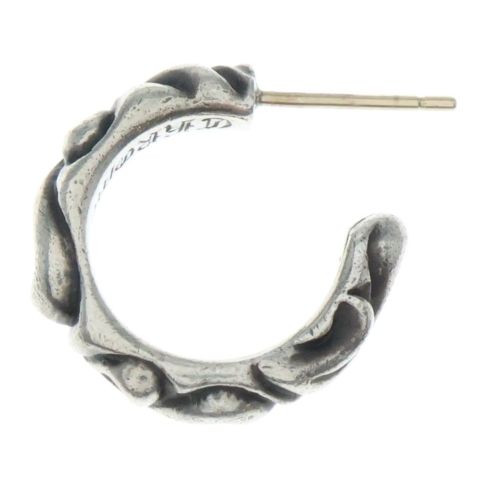 CHROME HEARTS(クロムハーツ) HOOP SCROOL スクロール フープピアス シルバー BCA102