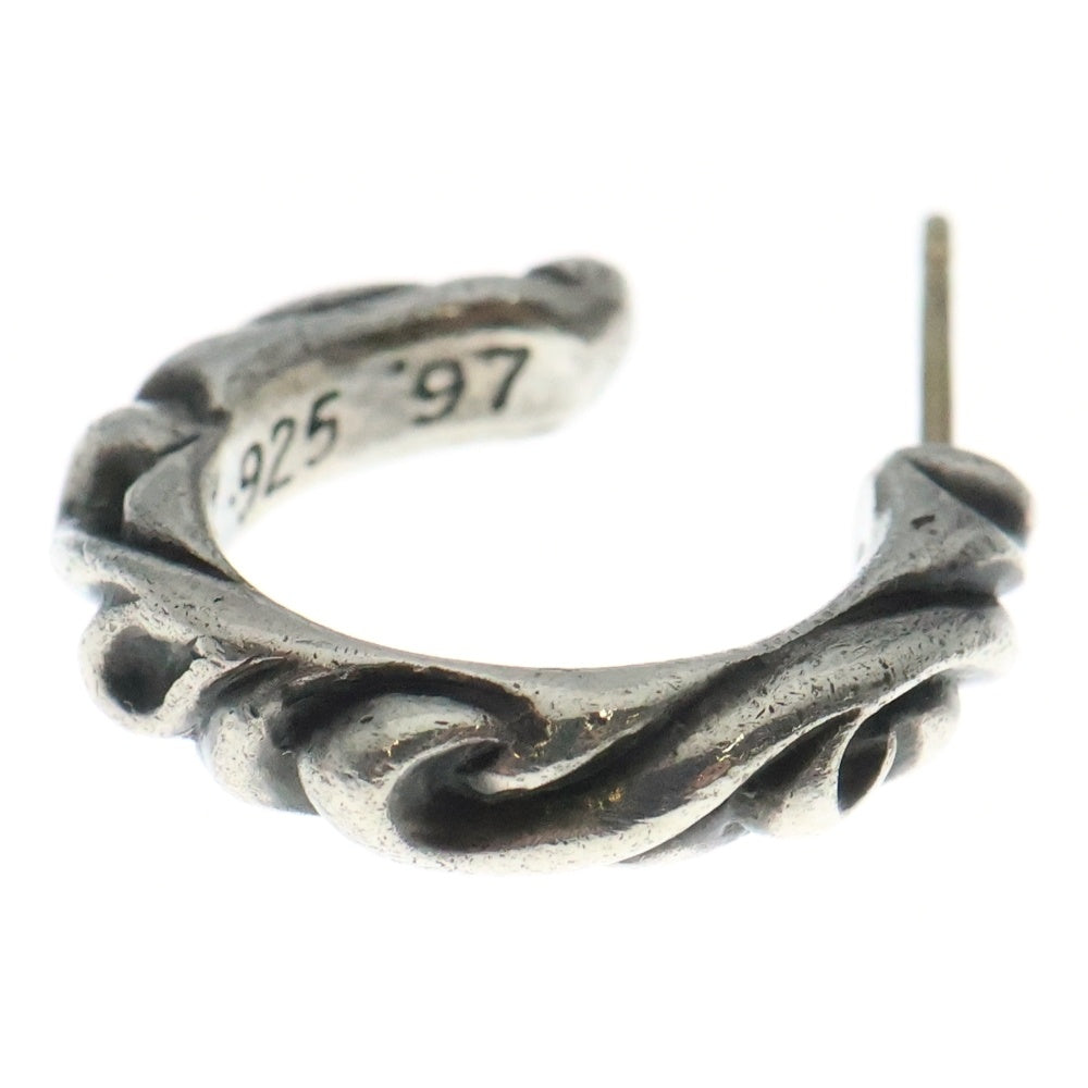CHROME HEARTS(クロムハーツ) HOOP SCROOL スクロール フープピアス シルバー BCA102