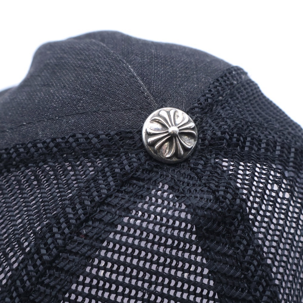 CHROME HEARTS(クロムハーツ) Trucker Cap BS Flare Print Cross Ball Mesh BSフレア トラッカーメッシュキャップ ブラック