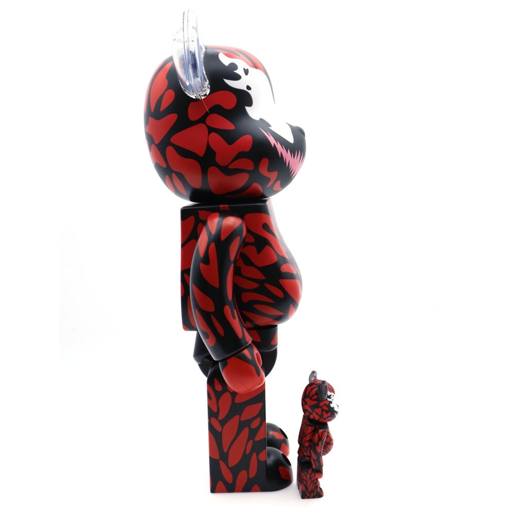 MEDICOM TOY(メディコムトイ) BE@RBRICK CARNAGE SPIDER-MAN BEN REULLY 400%&100% ベアブリック カーネイジ ベンライリー スパイダーマン フィギュア