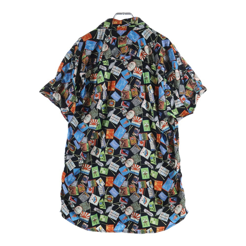 SCOTCH&SODA(スコッチ アンド ソーダ) 総柄 ポリエステル 半袖開襟シャツ マルチ