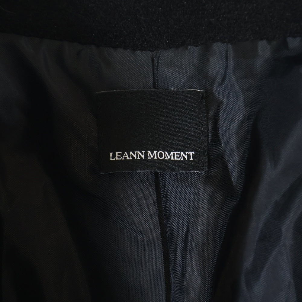 LEANN MOMENT(リーンモーメント) ブルゾン ロングコート ブラック 5521097613-0 レディース
