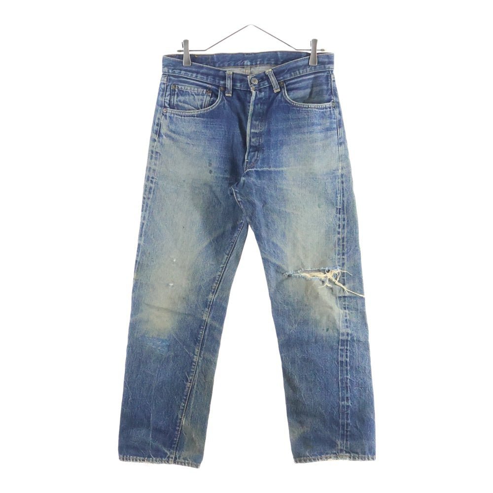 Levi's(リーバイス) 70s VINTAGE 501 66前期 ビッグE ボタン裏刻印6 不均等V 紙パッチ ボタンフライ デニムパンツ ジーンズ インディゴ