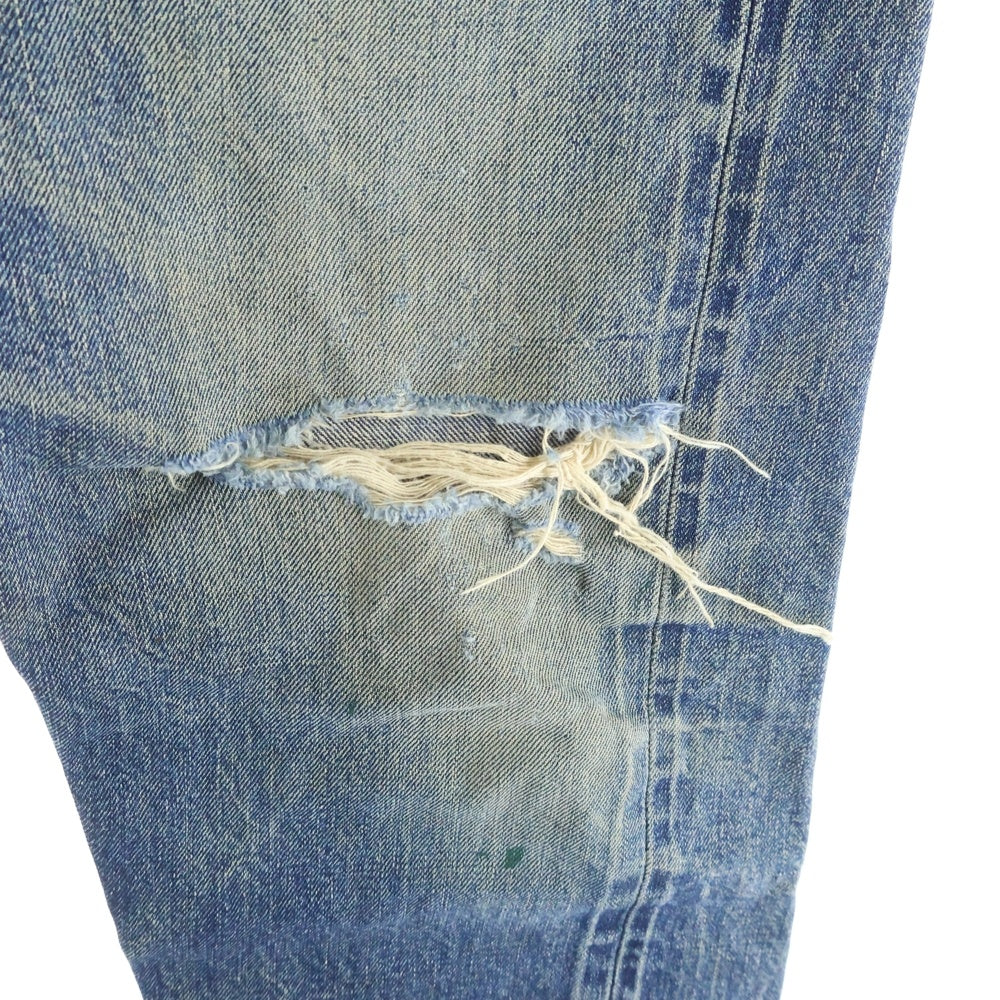 Levi's(リーバイス) 70s VINTAGE 501 66前期 ビッグE ボタン裏刻印6 不均等V 紙パッチ ボタンフライ デニムパンツ ジーンズ インディゴ