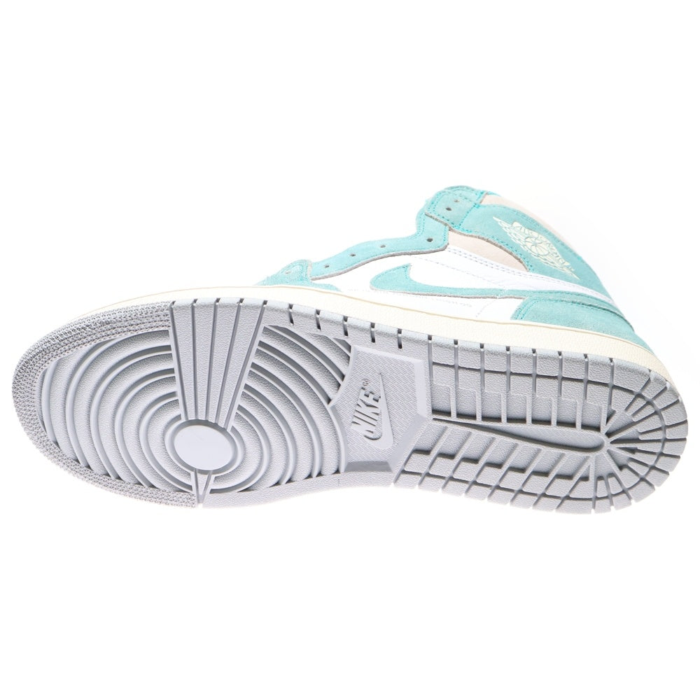 NIKE(ナイキ) AIR JORDAN1 RETRO HIGH OG エアジョーダン1 ターボグリーン ハイカットスニーカー ホワイト/グリーン US10/28cm 555088-311