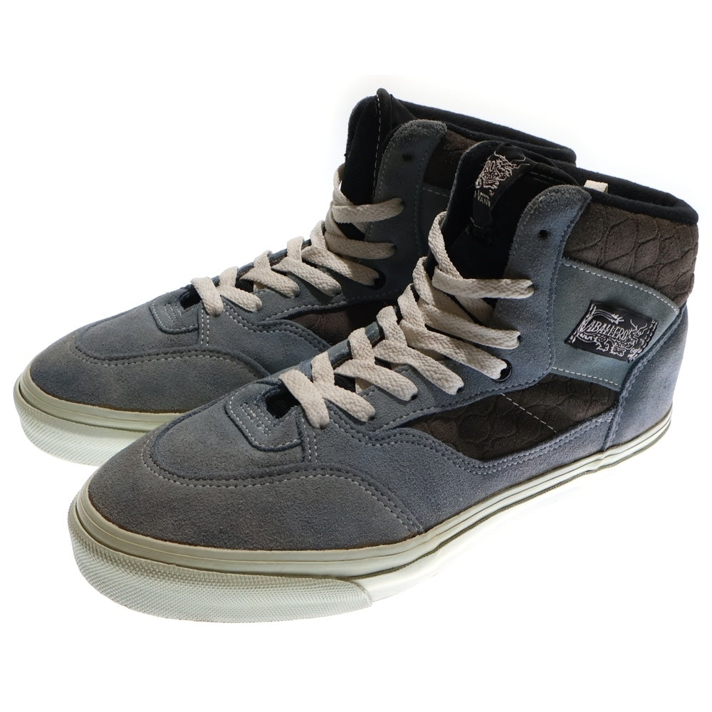 VANS(ヴァンズ) 90s 1989 CABALLERO USA製 キャバレロ フルキャブ スエード ハイカットスニーカー ブルー/ブラウン US9/27cm