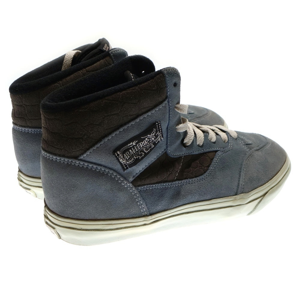 VANS(ヴァンズ) 90s 1989 CABALLERO USA製 キャバレロ フルキャブ スエード ハイカットスニーカー ブルー/ブラウン US9/27cm