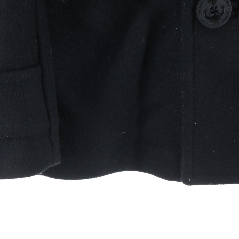 DIESEL(ディーゼル) WOOL ウール ダブル Pコート ブラック