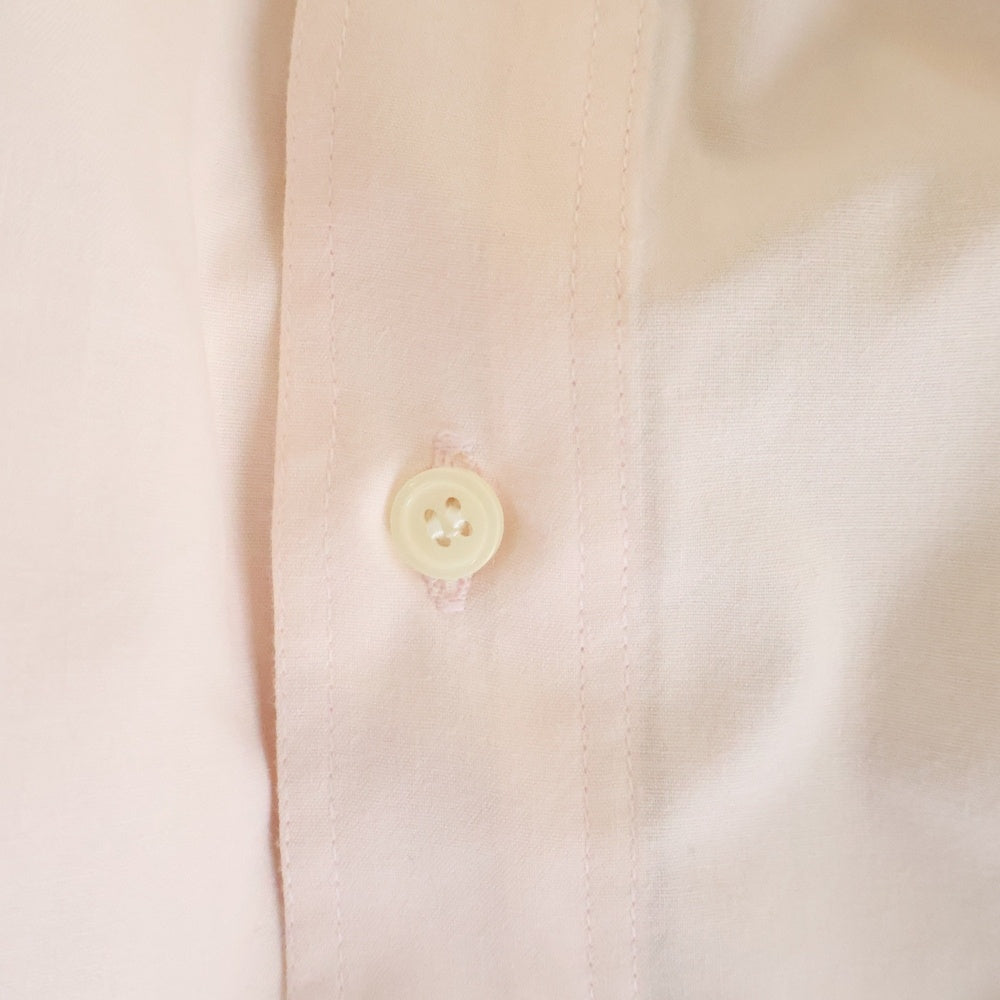 YVES SAINT LAURENT(イヴサンローラン) ロゴ刺繍 半袖シャツ ピンク