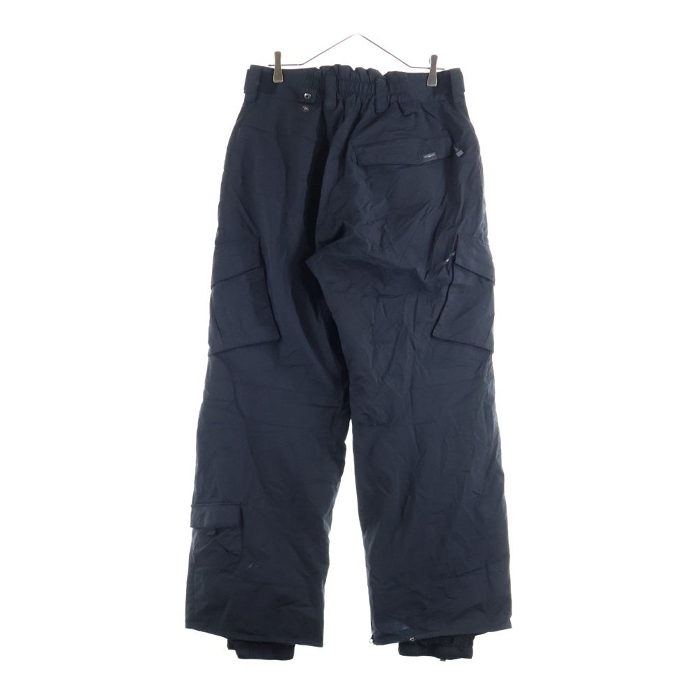 NO BRAND(ノーブランド) kissmark(キスマーク)ナイロン 中綿 カーゴパンツ ブラック KM-6S013DOME