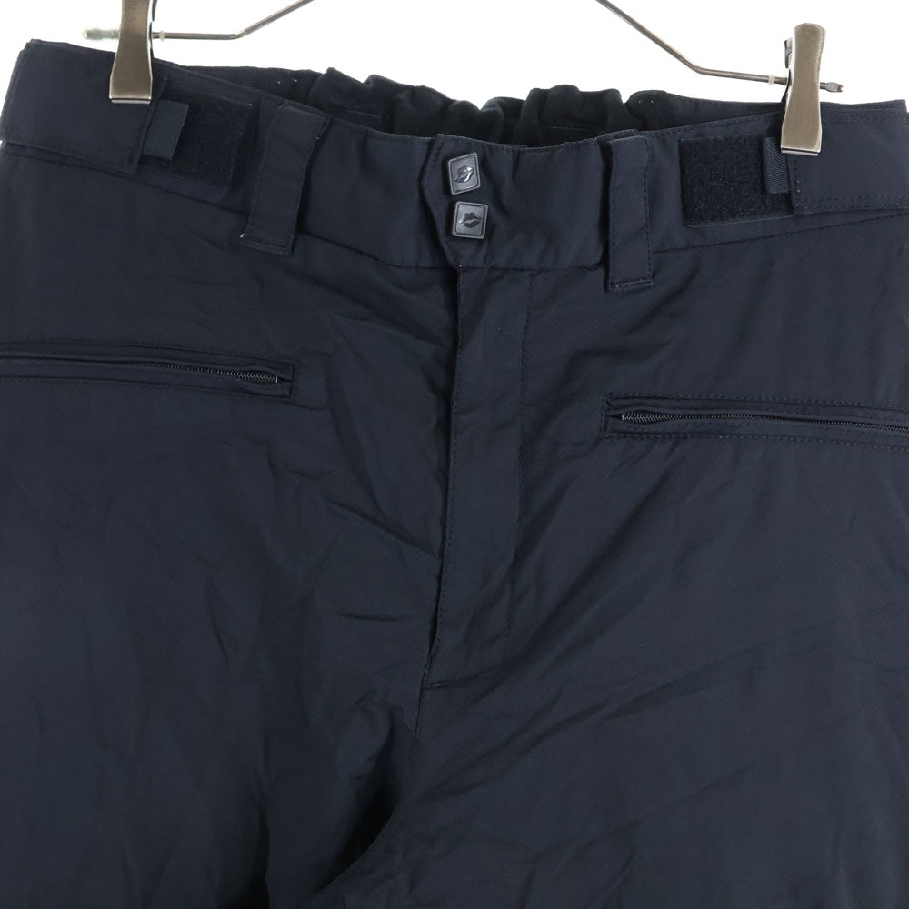 NO BRAND(ノーブランド) kissmark(キスマーク)ナイロン 中綿 カーゴパンツ ブラック KM-6S013DOME