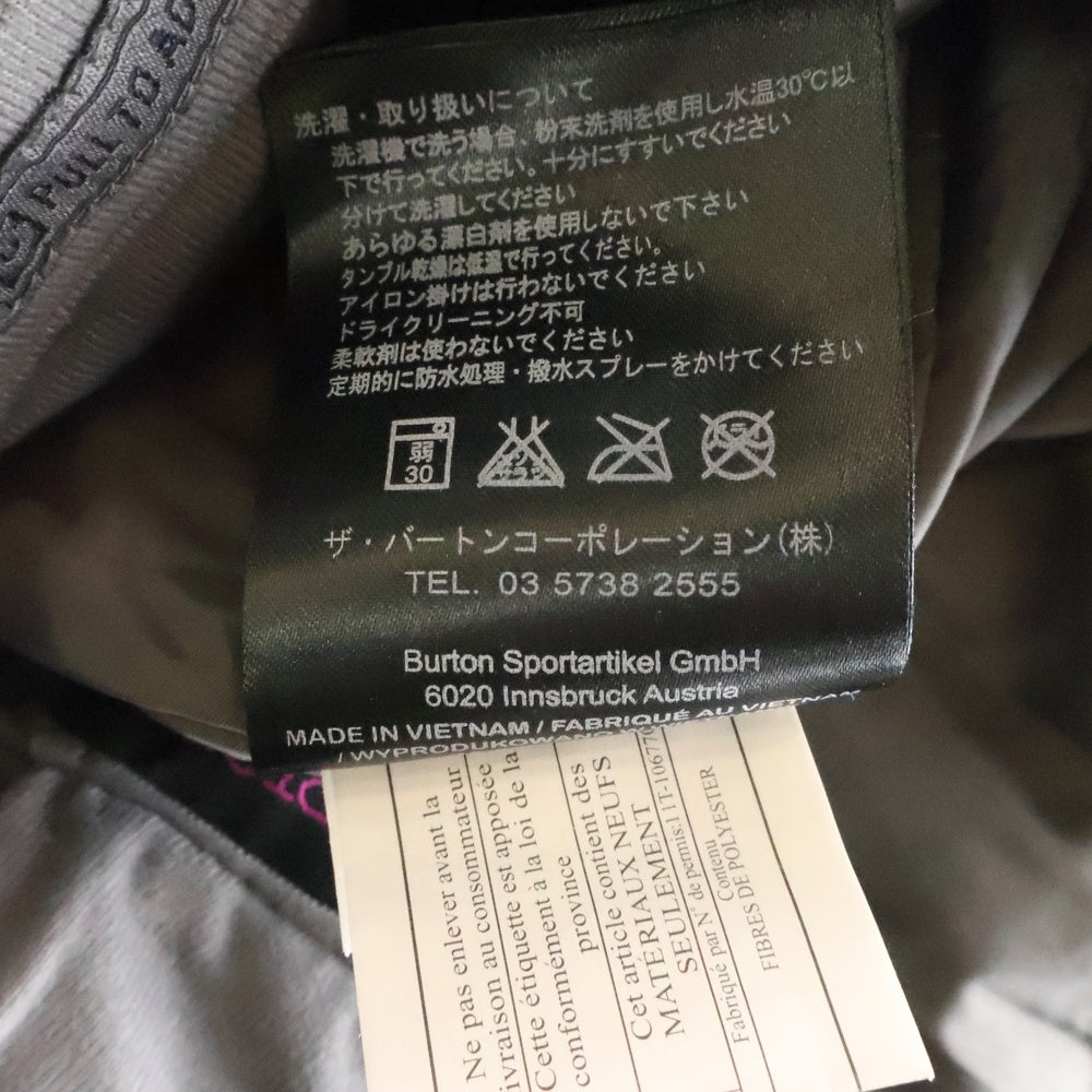 BURTON(バートン) DRY RIDE ウエア ナイロン ドライ パンツ ブラック