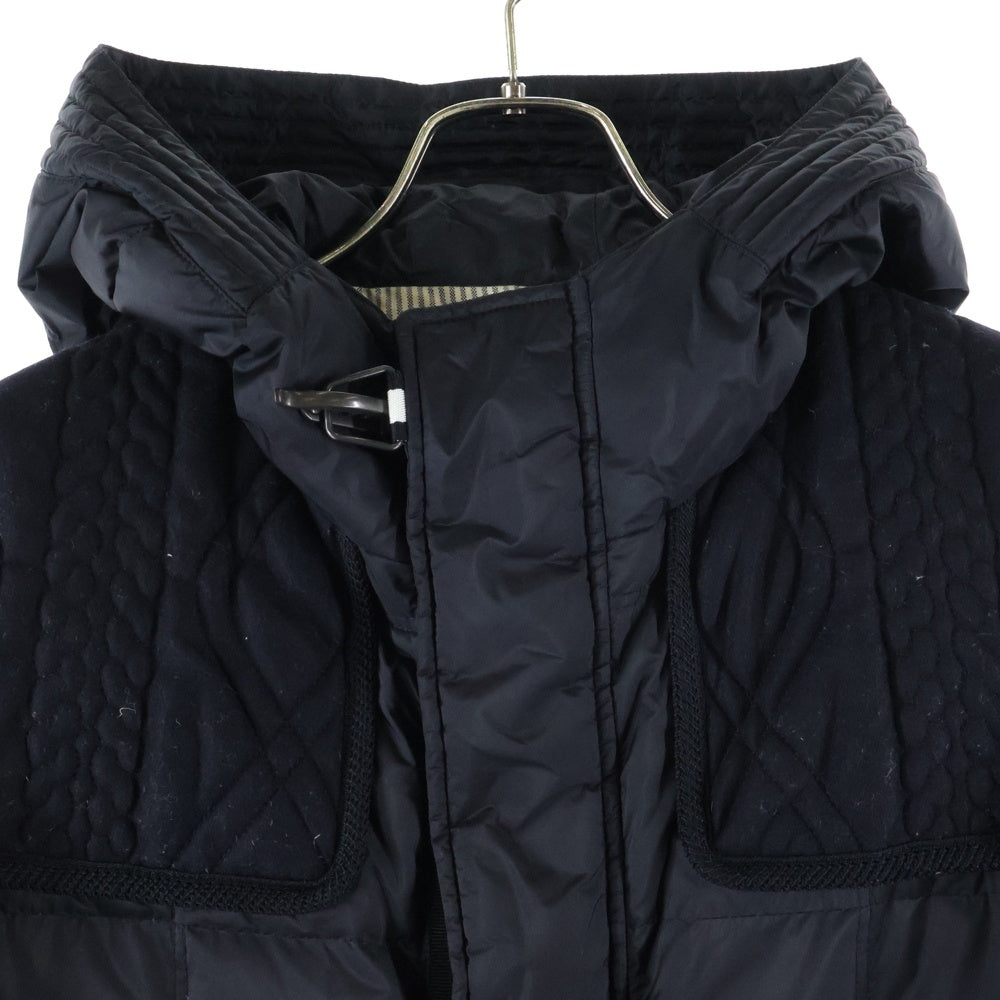 MONCLER GAMME BLEU(モンクレール・ガム・ブルー) GIUBBOTTO コットン切替 ダウンジャケット ブラック