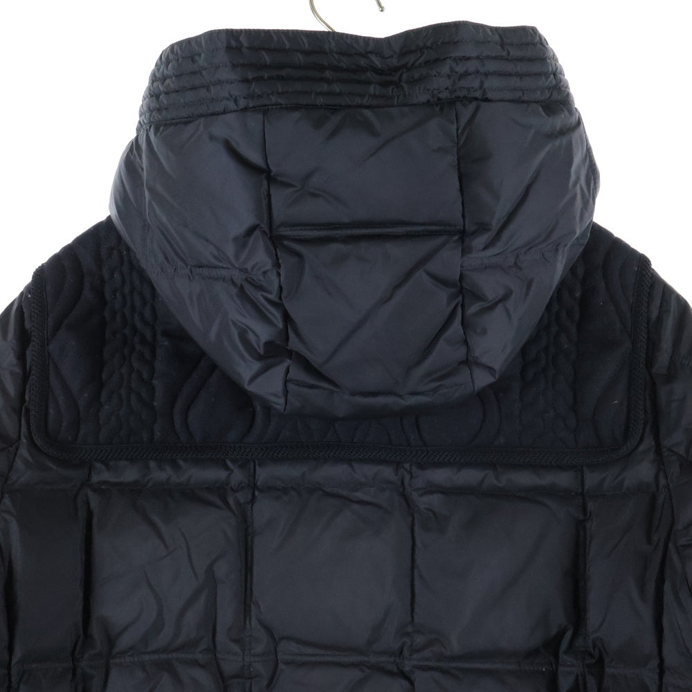 MONCLER GAMME BLEU(モンクレール・ガム・ブルー) GIUBBOTTO コットン切替 ダウンジャケット ブラック