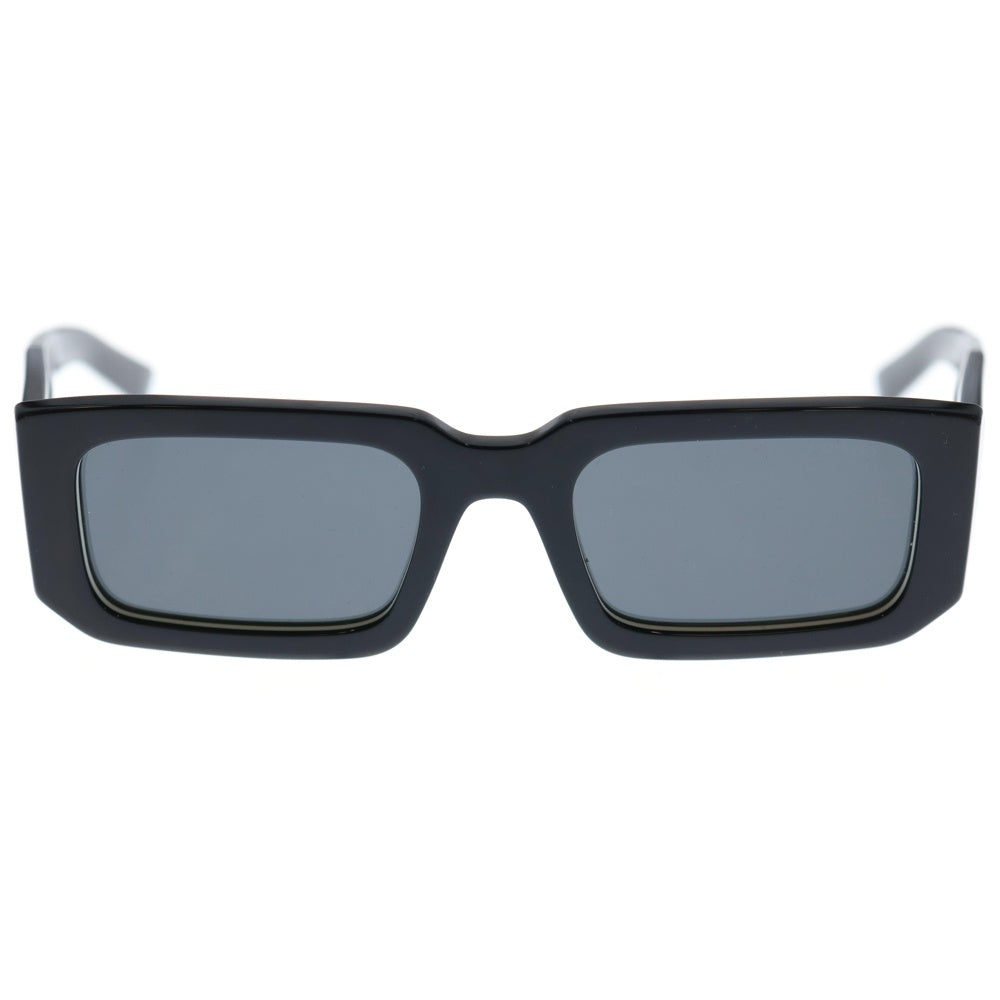 PRADA(プラダ) ロゴ セルフレーム フルリム スクエア サングラス 眼鏡 アイウェア ブラック PR 06YS