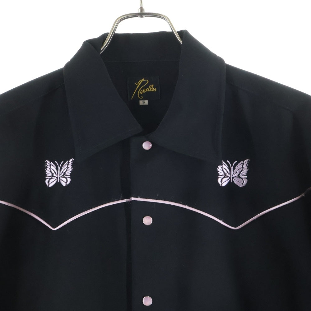 Needles(ニードルス) Piping Cowboy Jac Double Cloth Jacket パイピング カウボーイ ジャック ダブルクロス ジャケット ブラック KP122