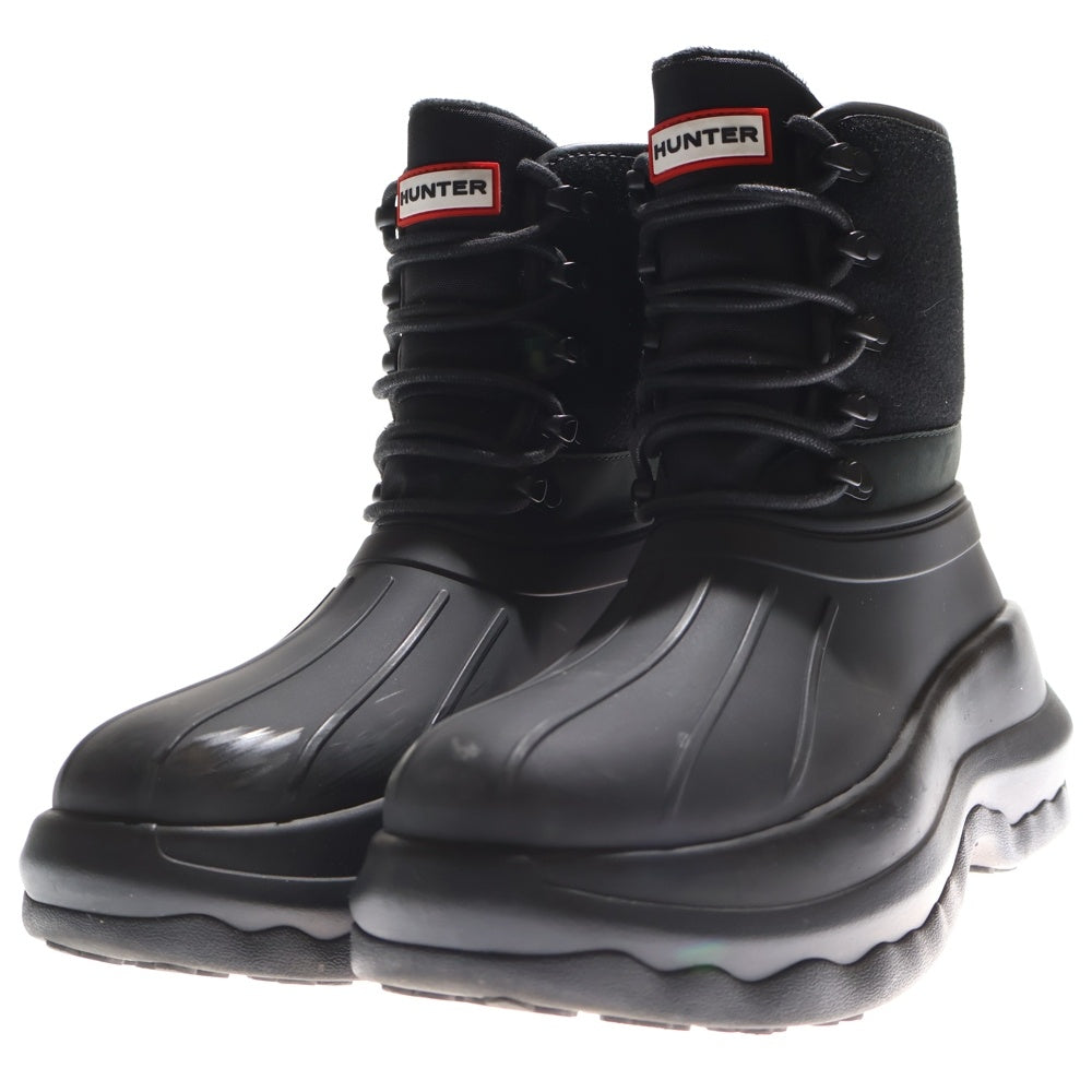 KENZO(ケンゾー) ×Hunter Utilitarian Ankle Boots ハンター ユーティリタリアン アンクル ブーツ ハイカット UK9 ブラック FD65BT902F91.99