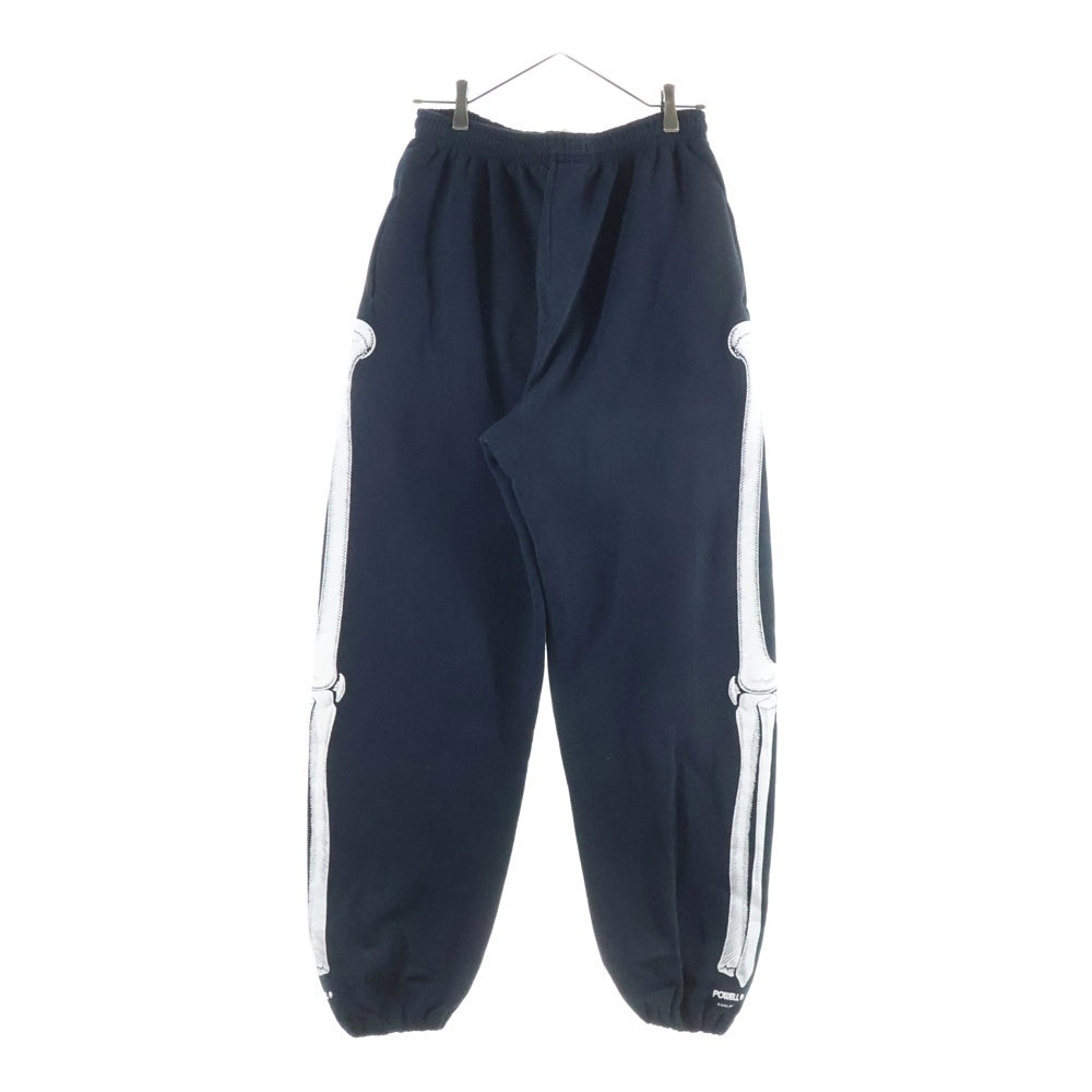 POWELL PERALTA(パウエルペラルタ) 00s 2004 Bones Sweat Pants ボーンズ サイドプリント スウェットパンツ ブラック