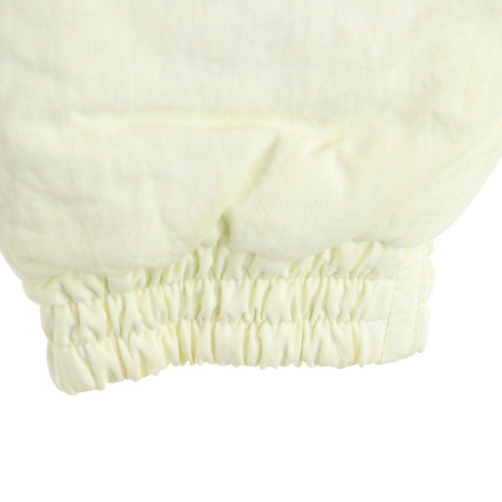 FILA(フィラ) 90s HALF ZIP JACKET 裏地ロゴ総柄 ハーフジップ 中綿ジャケット ネイビー/ホワイト