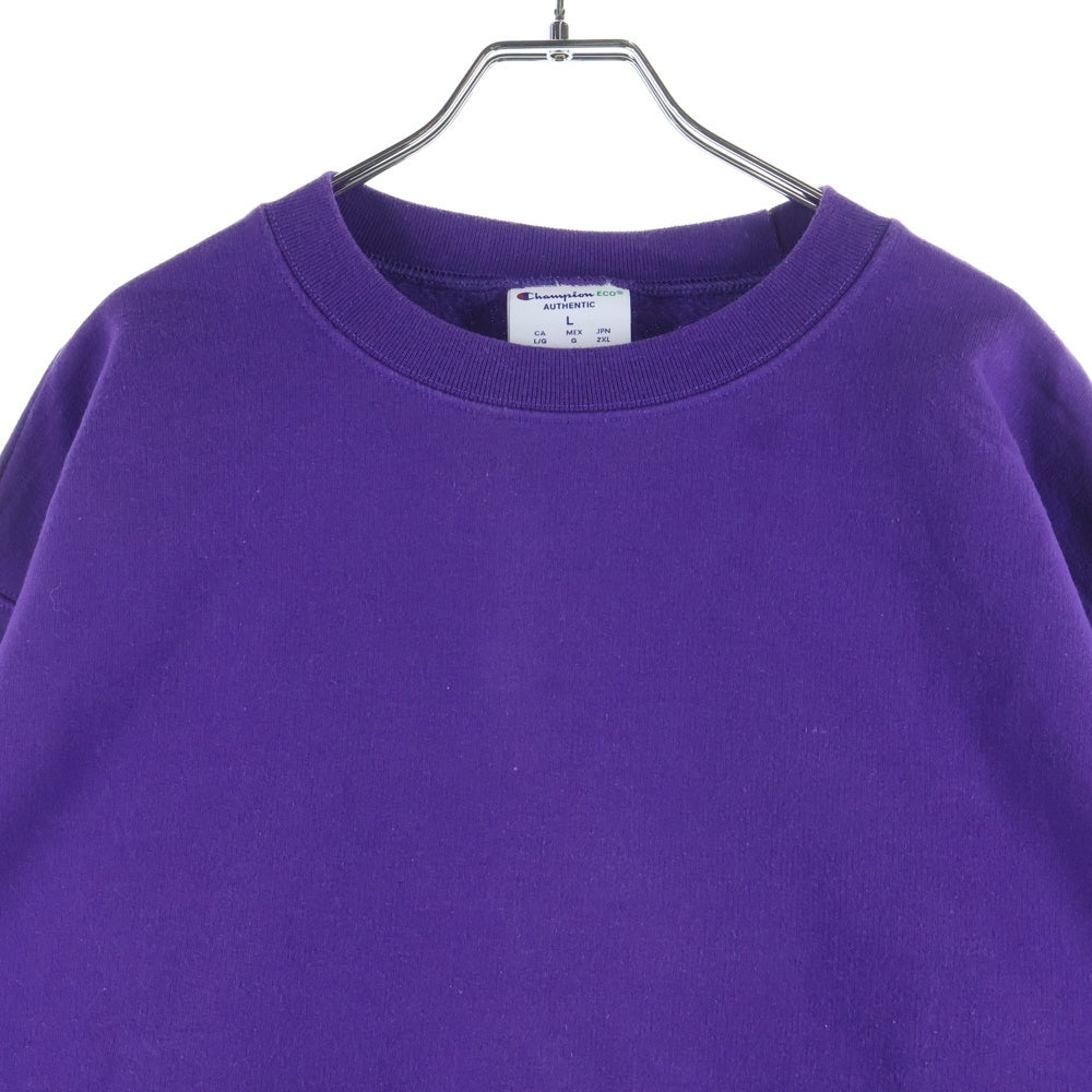 CHAMPION(チャンピオン) 無地 オーセンティック クルーネックスウェット トレーナー パープル