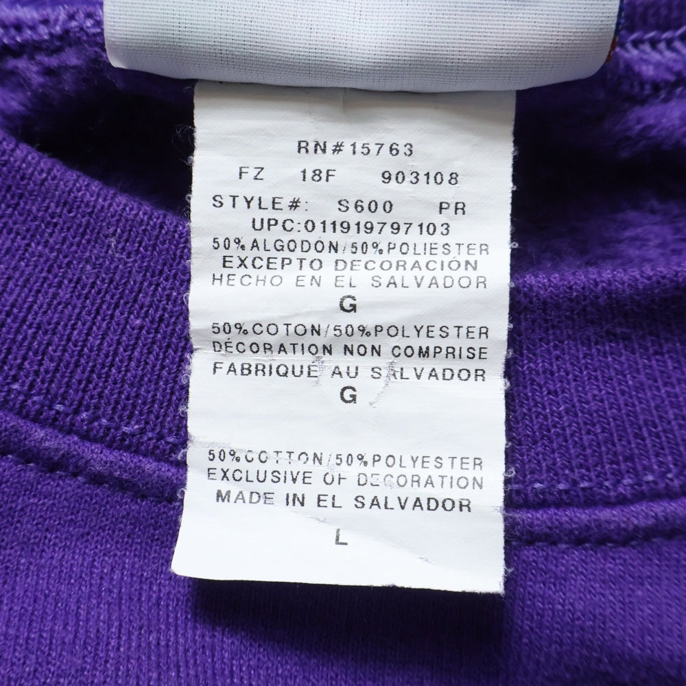 CHAMPION(チャンピオン) 無地 オーセンティック クルーネックスウェット トレーナー パープル