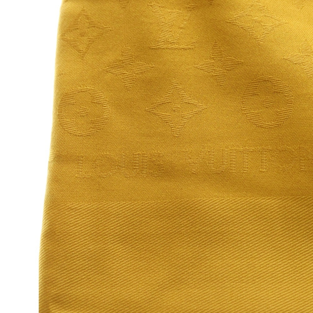 LOUIS VUITTON(ルイヴィトン) モノグラム 大判 ショール ストール イエロー M75084 レディース