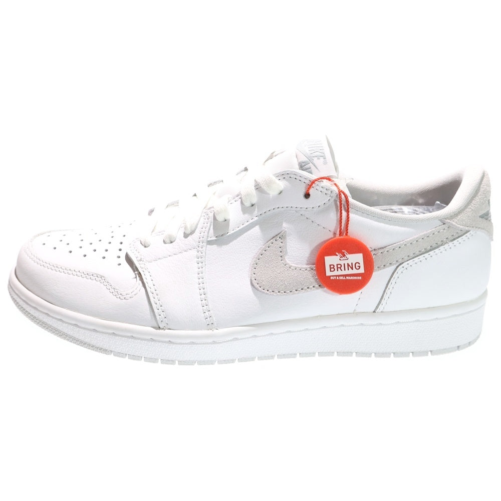 NIKE(ナイキ) AIR JORDAN 1 LOW OG NEUTRA GREY エアジョーダン 1 ニュートラル グレー ローカットスニーカー ホワイト US9.5/27.5cm CZ0790-100