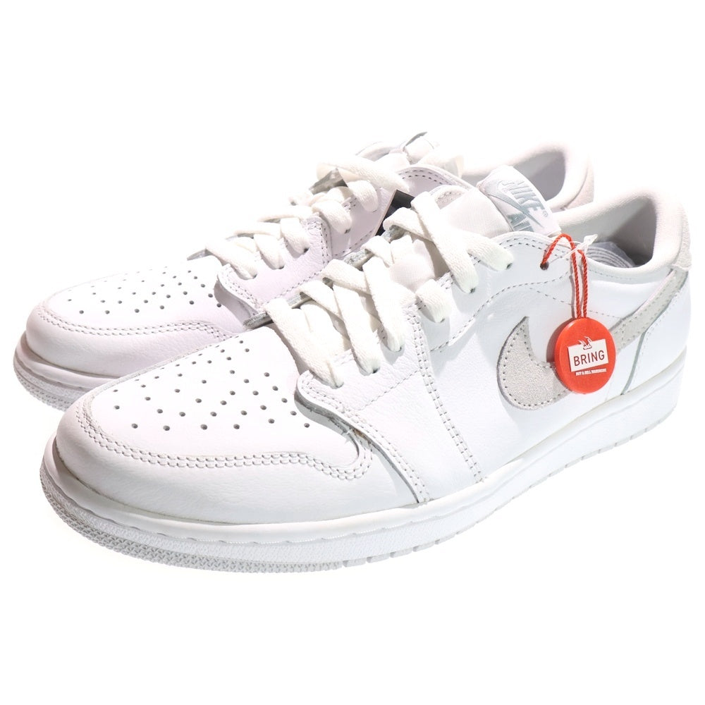 NIKE(ナイキ) AIR JORDAN 1 LOW OG NEUTRA GREY エアジョーダン 1 ニュートラル グレー ローカットスニーカー ホワイト US9.5/27.5cm CZ0790-100