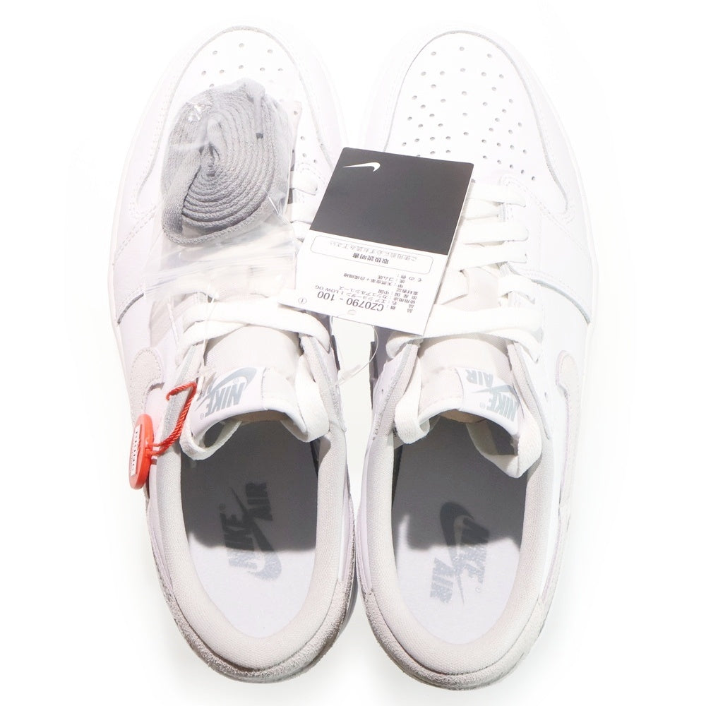 NIKE(ナイキ) AIR JORDAN 1 LOW OG NEUTRA GREY エアジョーダン 1 ニュートラル グレー ローカットスニーカー ホワイト US9.5/27.5cm CZ0790-100