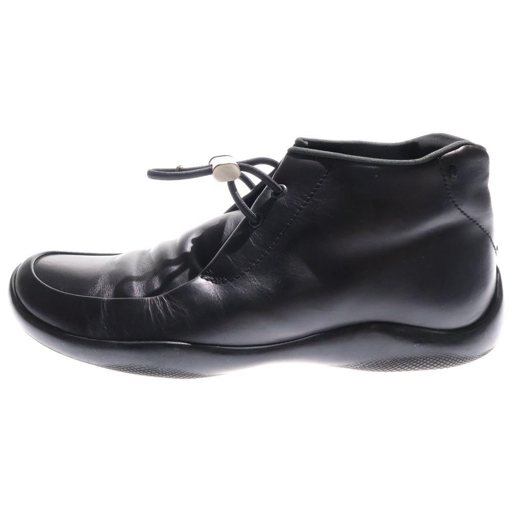 PRADA スポーツ レザーシューズ ブラック プラスポ 楽天市場】【PRADA SPORT】プラダスポーツ レザー スニーカー ブラック