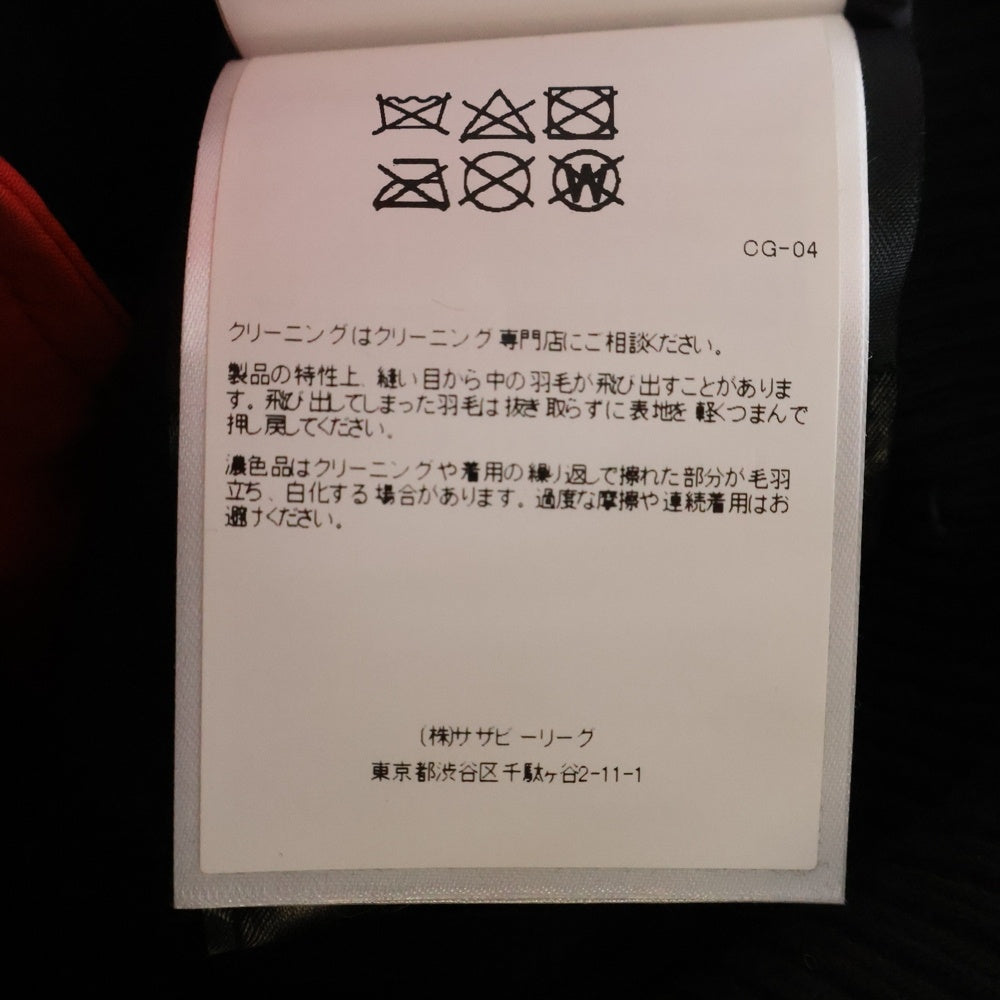 CANADA GOOSE(カナダグース) CHILLIWACK BOMBER ロゴワッペン チリワックボンバー ジップアップ ファー フーディー ダウンジャケット レッド 7950LA レディース