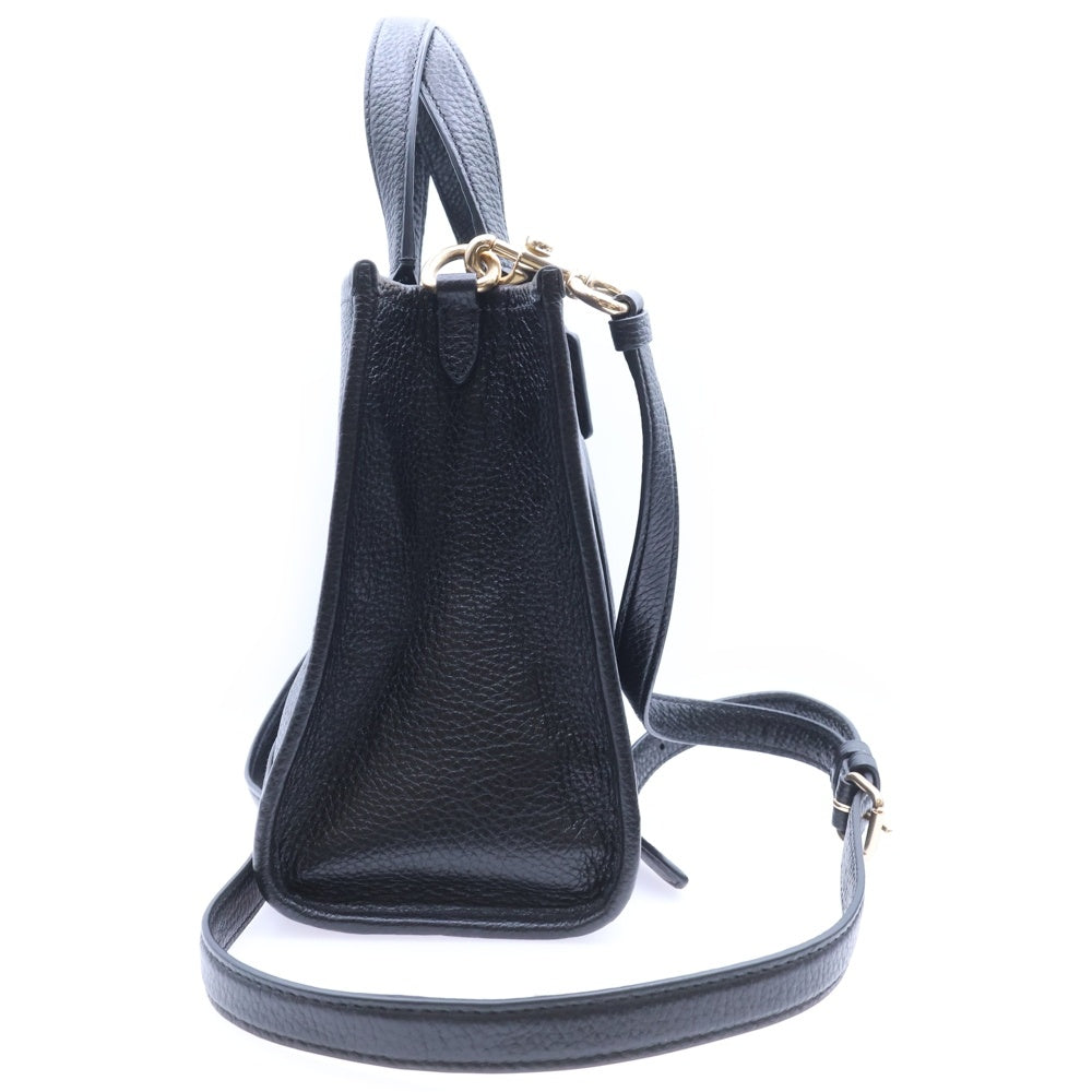 COACH(コーチ) デンプシー トート 22 ウィズ コーチ パッチ 2WAY ハンドバッグ ショルダーバッグ トートバッグ ブラック C5268